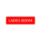 Ladies Room Bathroom Road Aluminum Metal Novelty Street Plate Sign Wall Gift Decor