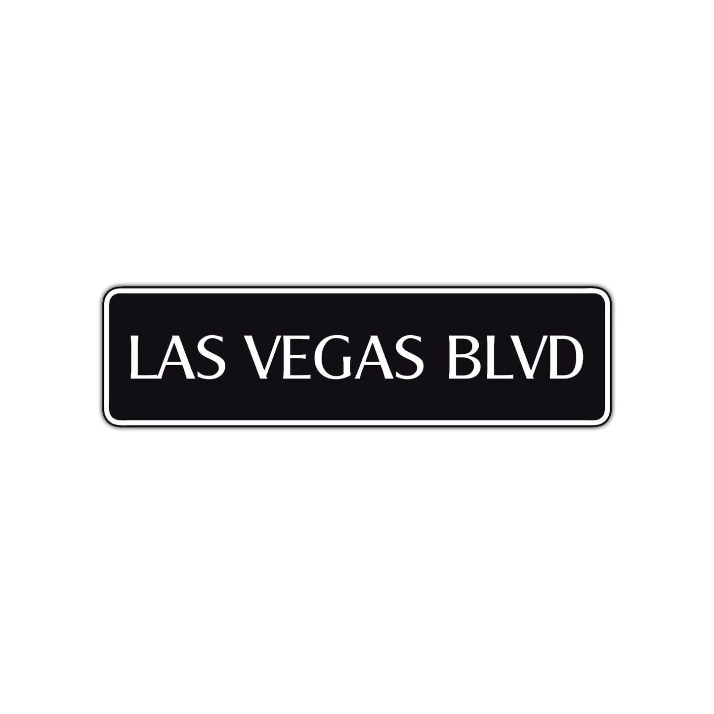 Las Vegas Blvd Road Aluminum Metal Novelty Street Plate Sign Wall Gift Decor