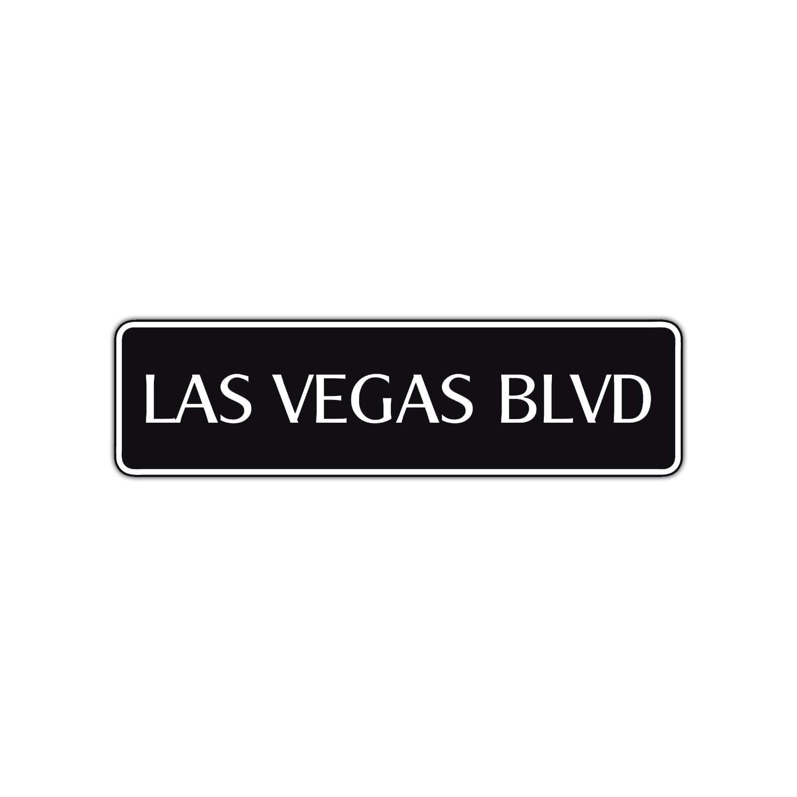 Las Vegas Blvd Road Aluminum Metal Novelty Street Plate Sign Wall Gift Decor