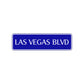 Las Vegas Blvd Road Aluminum Metal Novelty Street Plate Sign Wall Gift Decor