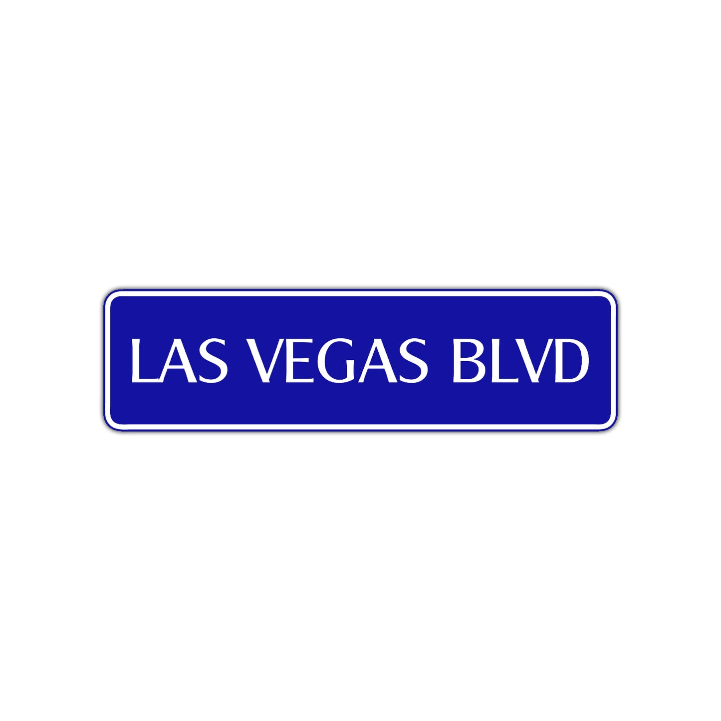 Las Vegas Blvd Road Aluminum Metal Novelty Street Plate Sign Wall Gift Decor
