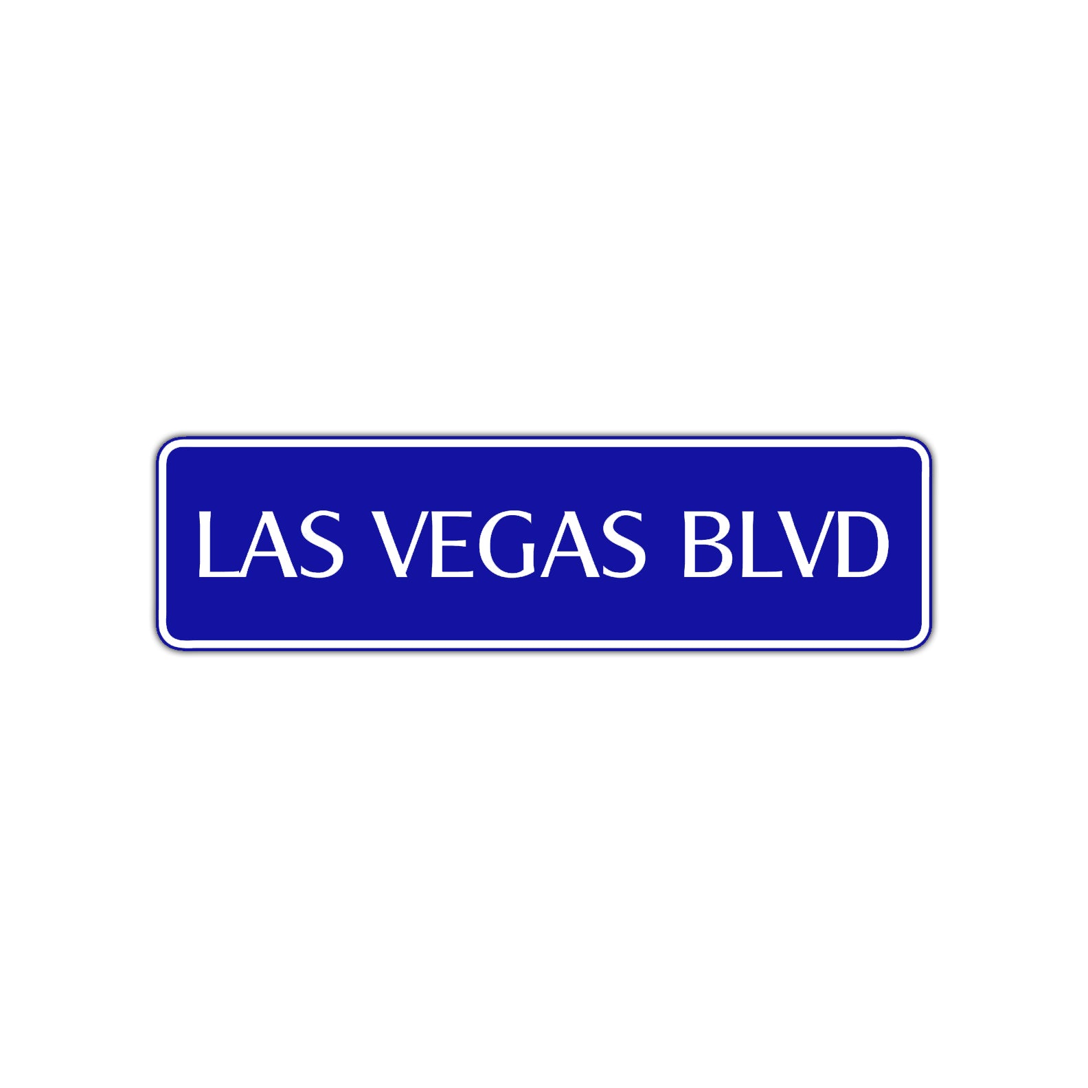 Las Vegas Blvd Road Aluminum Metal Novelty Street Plate Sign Wall Gift Decor