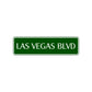 Las Vegas Blvd Road Aluminum Metal Novelty Street Plate Sign Wall Gift Decor