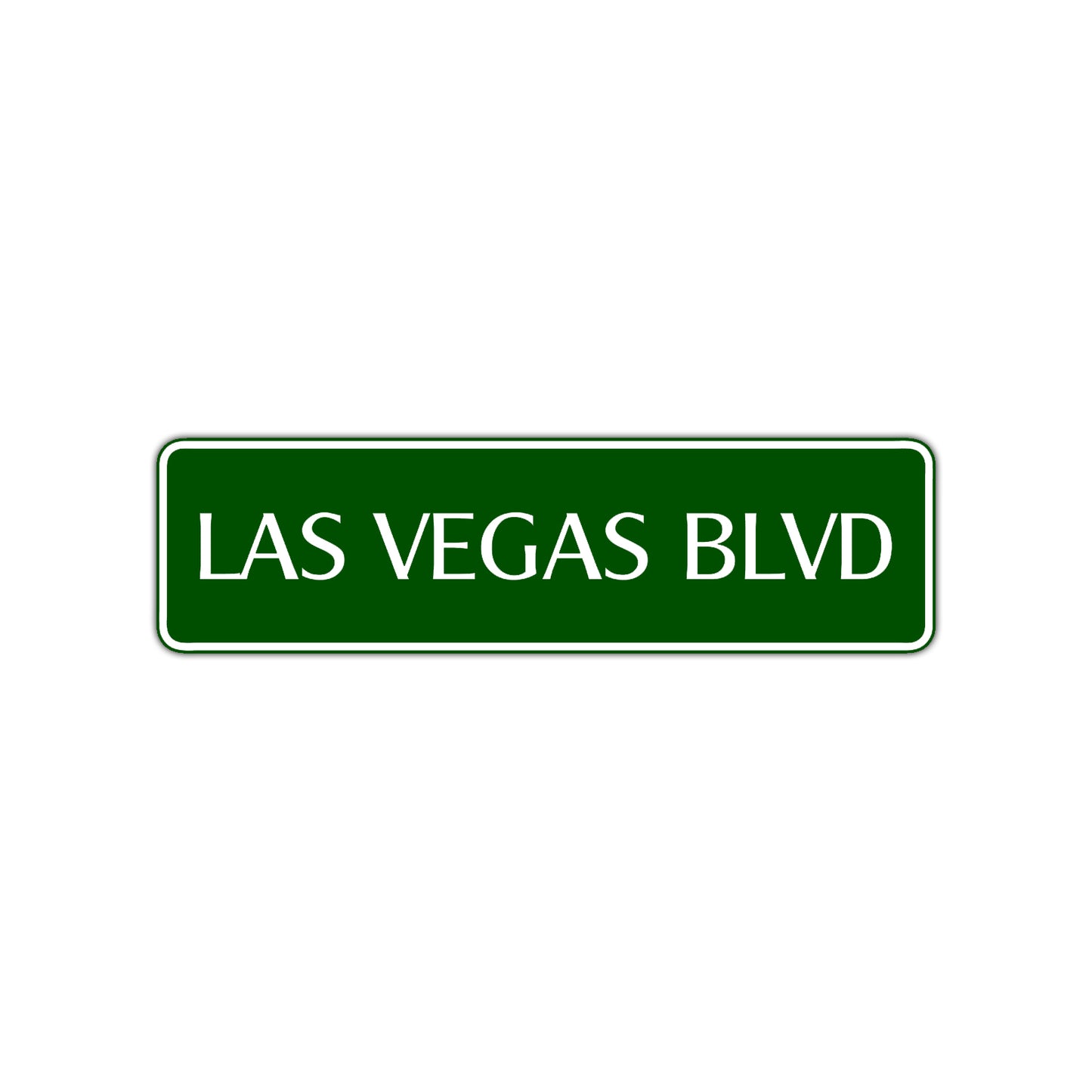 Las Vegas Blvd Road Aluminum Metal Novelty Street Plate Sign Wall Gift Decor