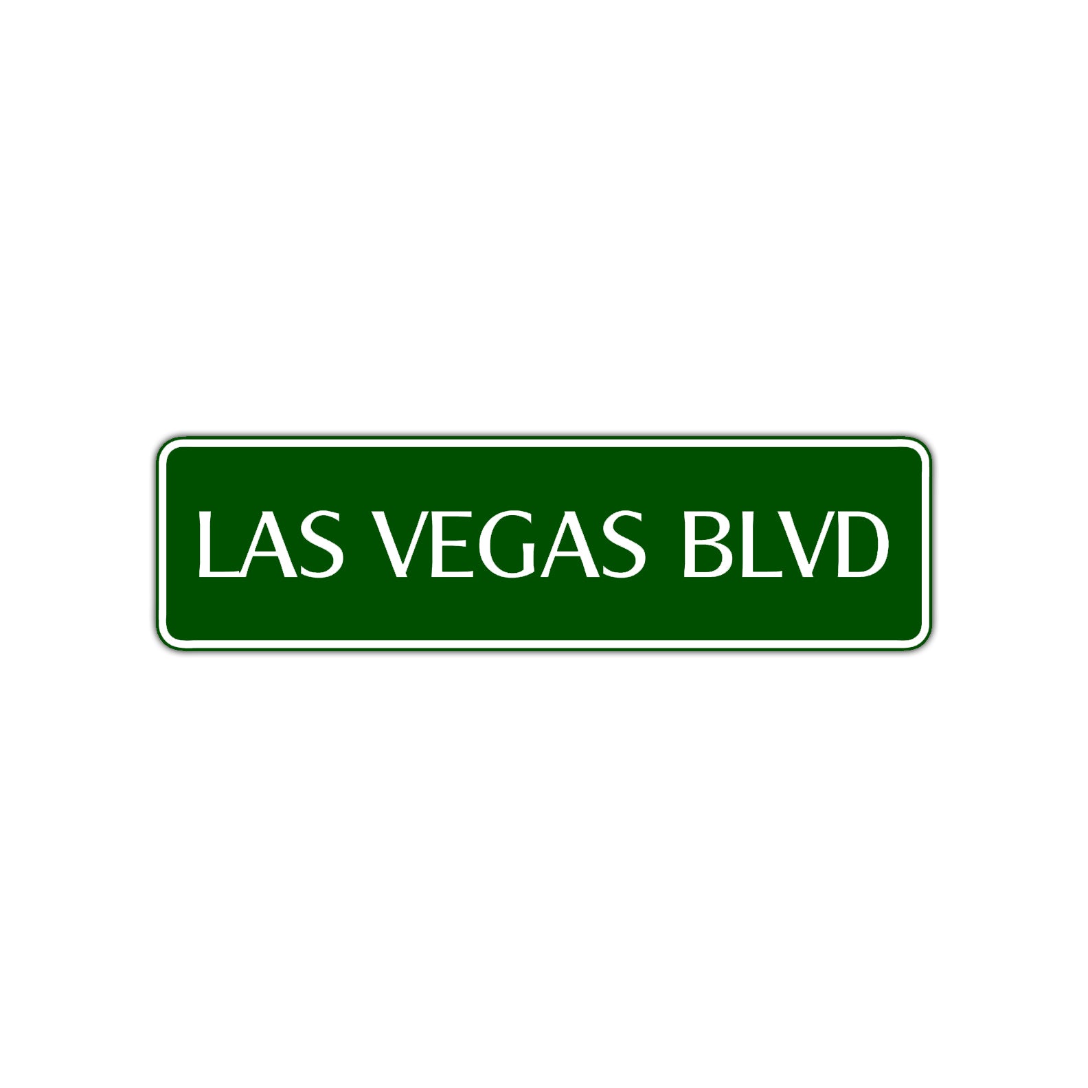 Las Vegas Blvd Road Aluminum Metal Novelty Street Plate Sign Wall Gift Decor