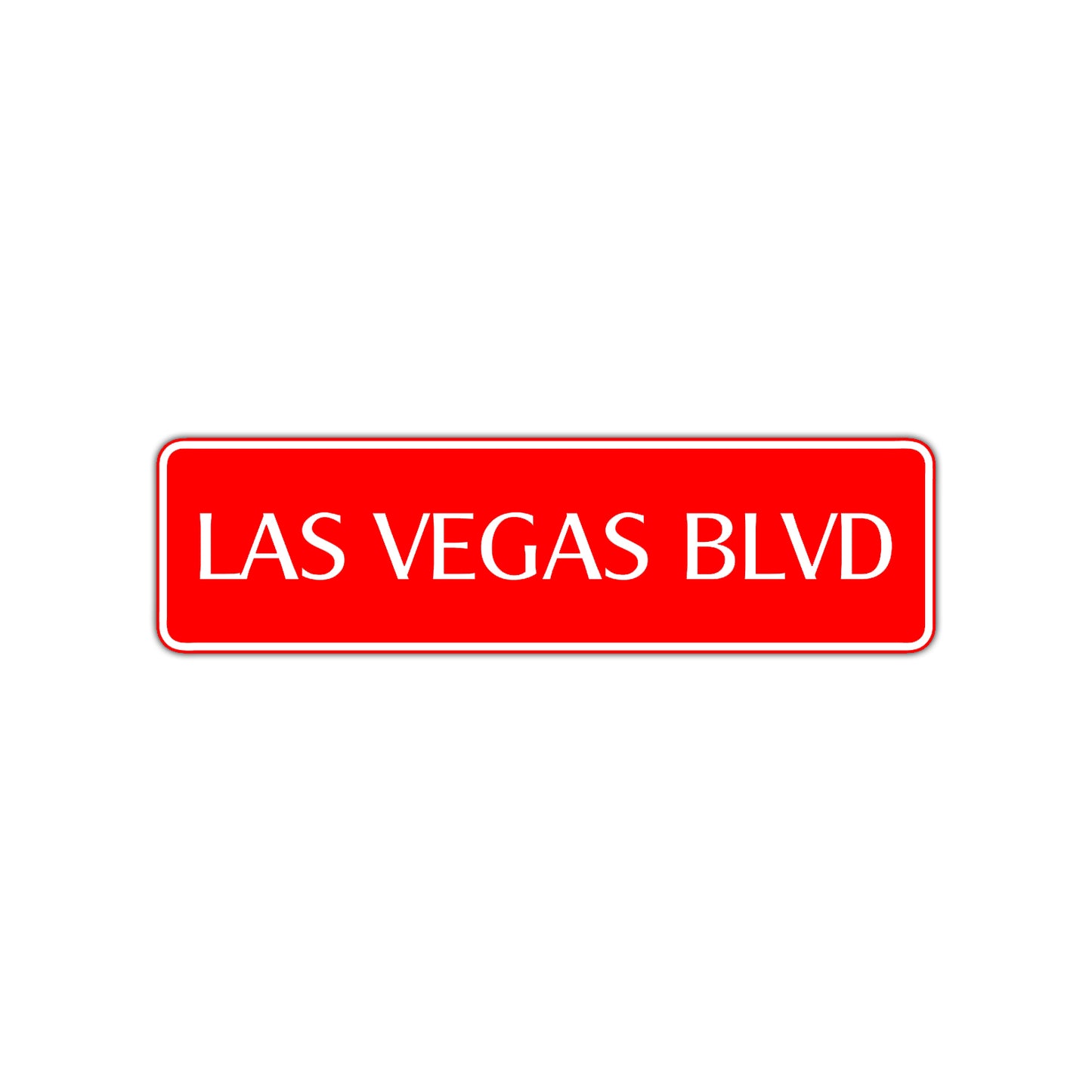 Las Vegas Blvd Road Aluminum Metal Novelty Street Plate Sign Wall Gift Decor
