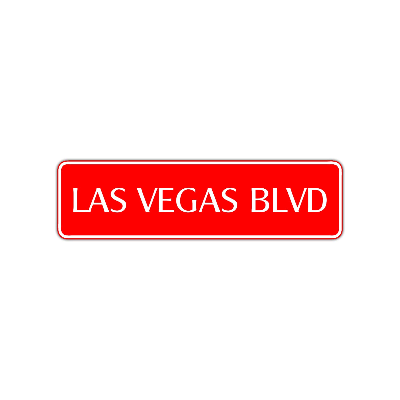 Las Vegas Blvd Road Aluminum Metal Novelty Street Plate Sign Wall Gift Decor