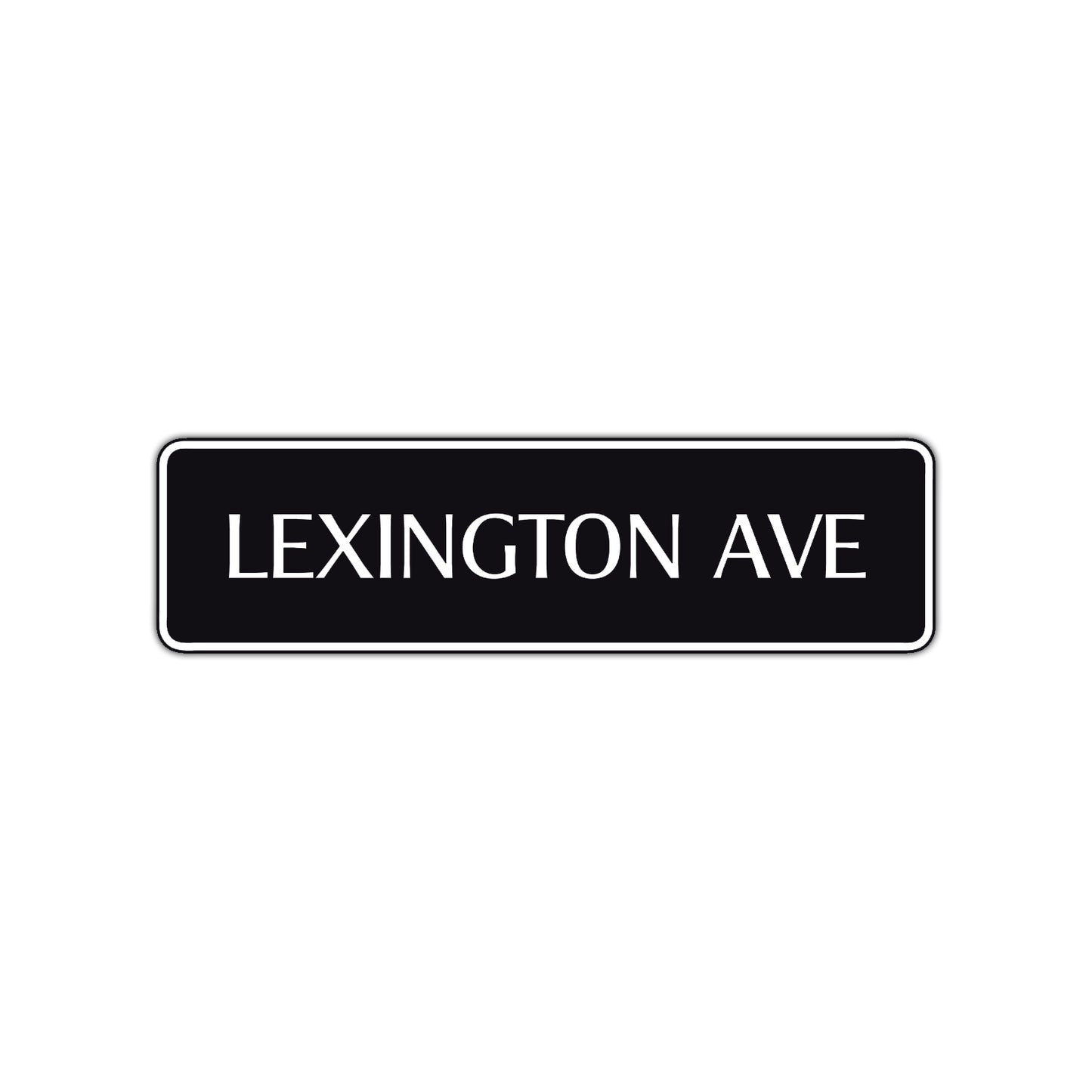 Lexington Avenue Road Aluminum Metal Novelty Street Plate Sign Wall Gift Decor