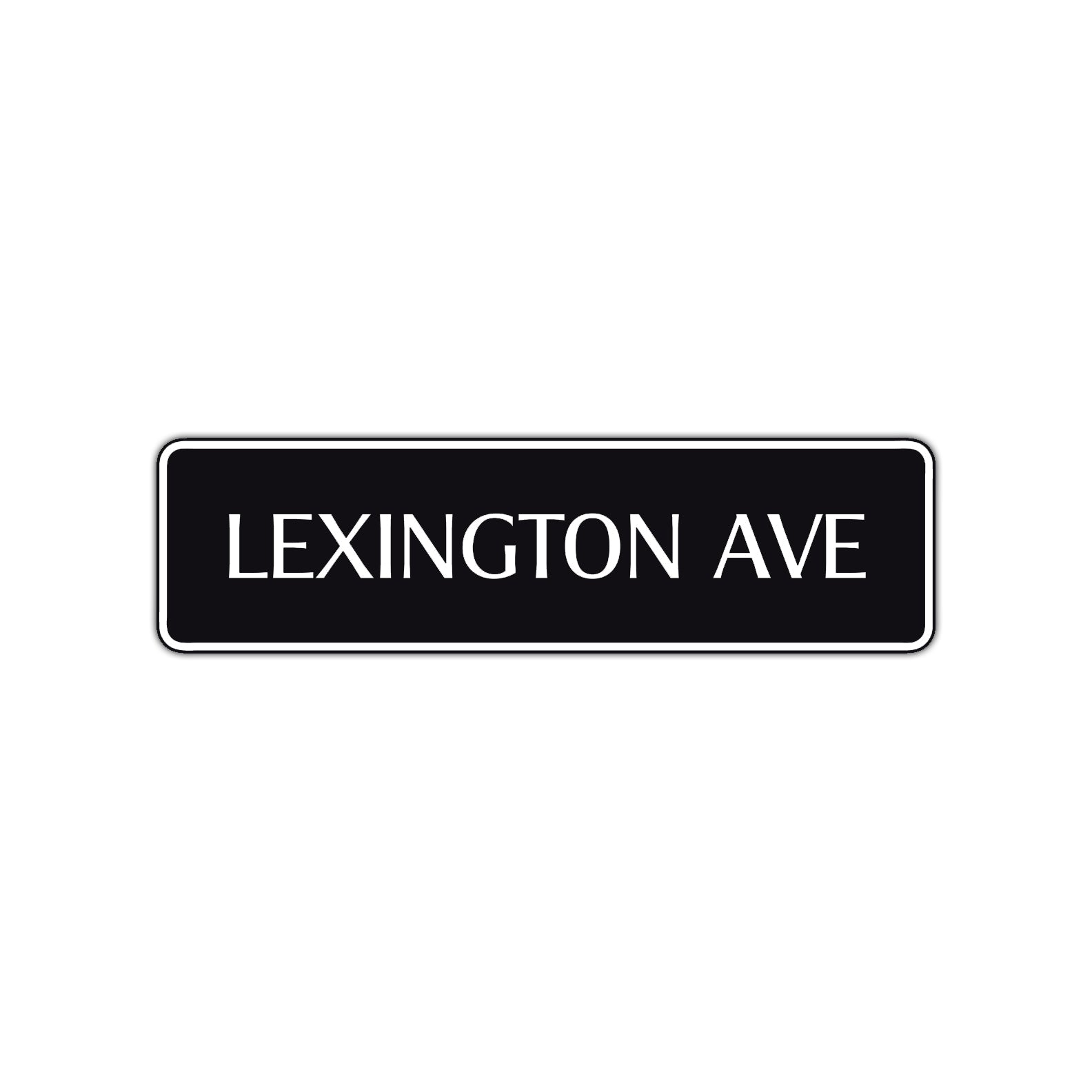 Lexington Avenue Road Aluminum Metal Novelty Street Plate Sign Wall Gift Decor