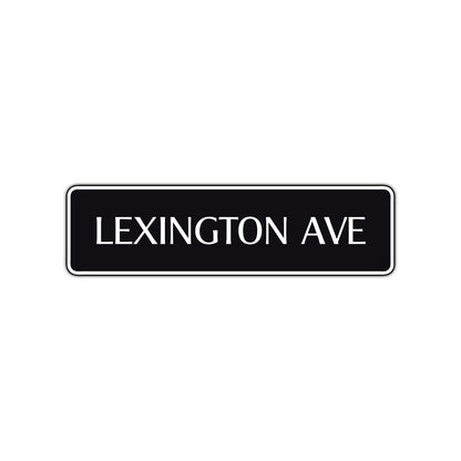 Lexington Avenue Road Aluminum Metal Novelty Street Plate Sign Wall Gift Decor