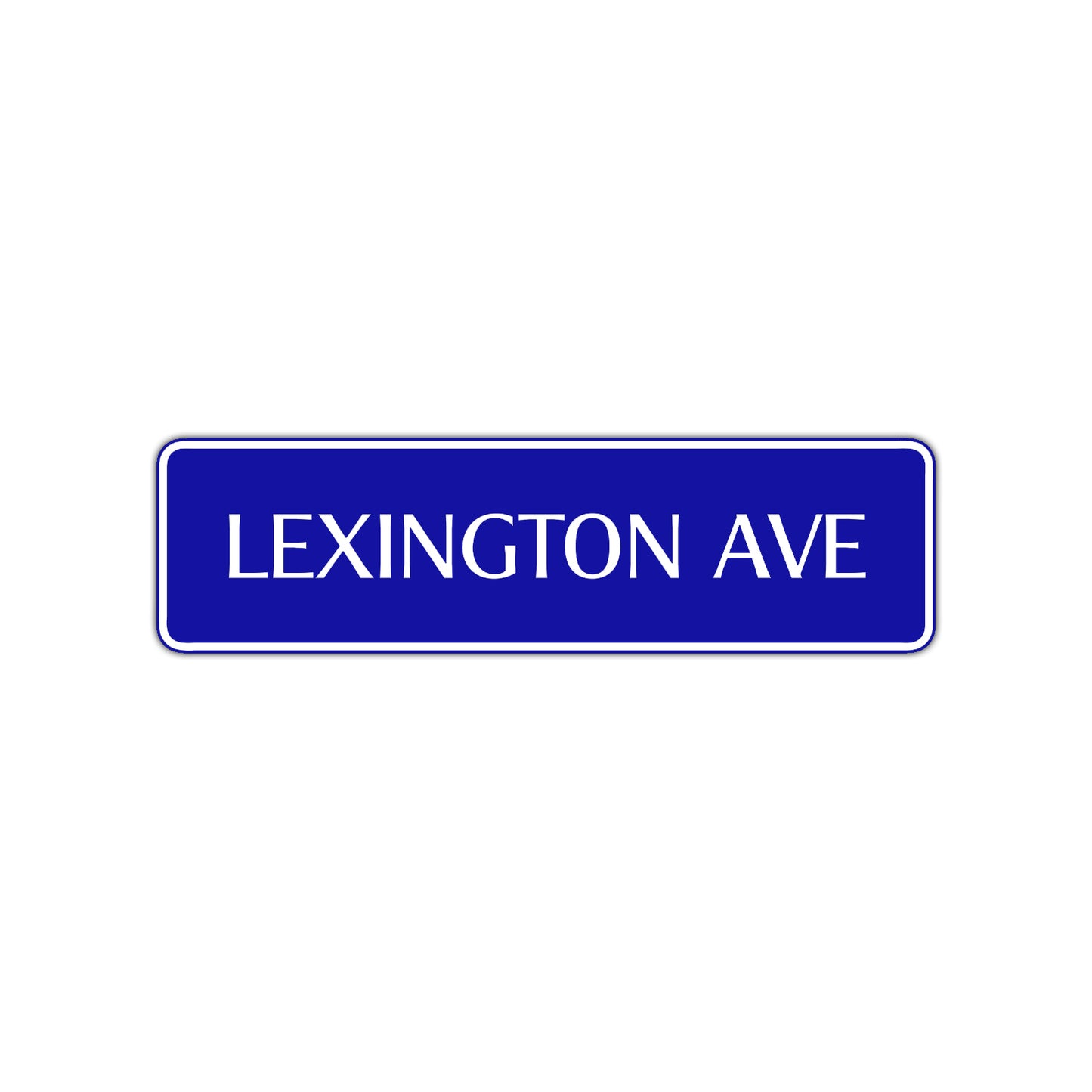 Lexington Avenue Road Aluminum Metal Novelty Street Plate Sign Wall Gift Decor