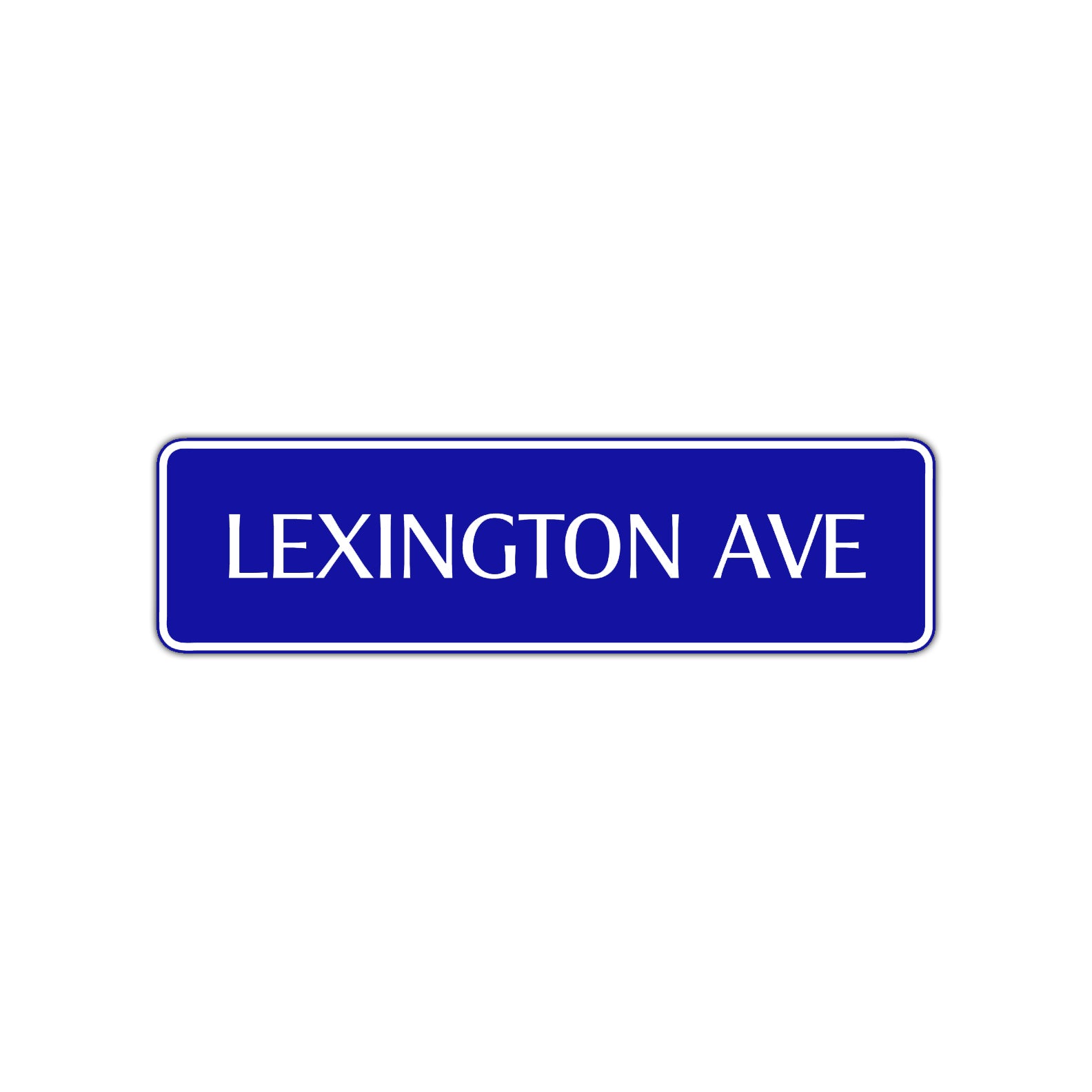 Lexington Avenue Road Aluminum Metal Novelty Street Plate Sign Wall Gift Decor