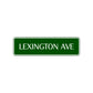 Lexington Avenue Road Aluminum Metal Novelty Street Plate Sign Wall Gift Decor