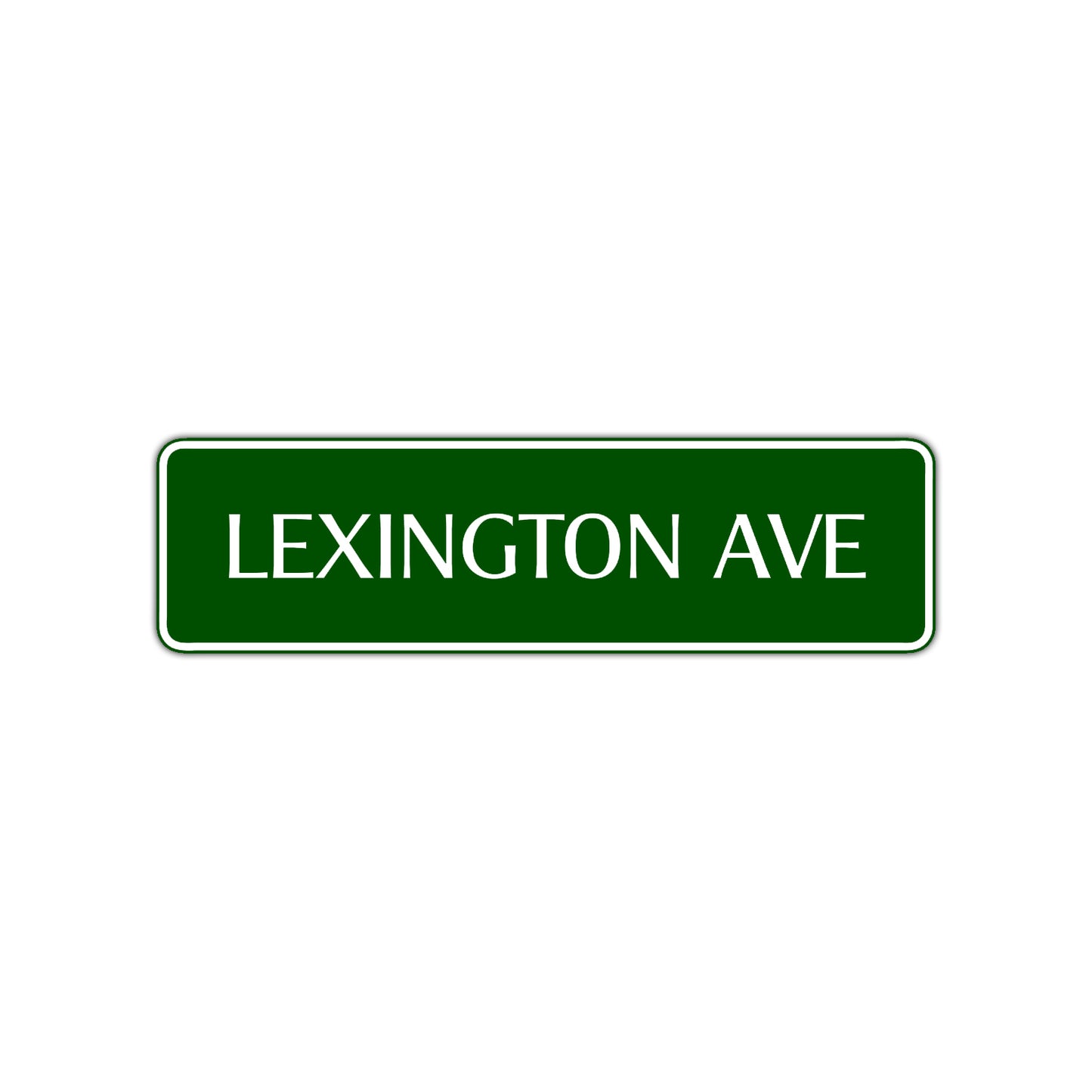 Lexington Avenue Road Aluminum Metal Novelty Street Plate Sign Wall Gift Decor