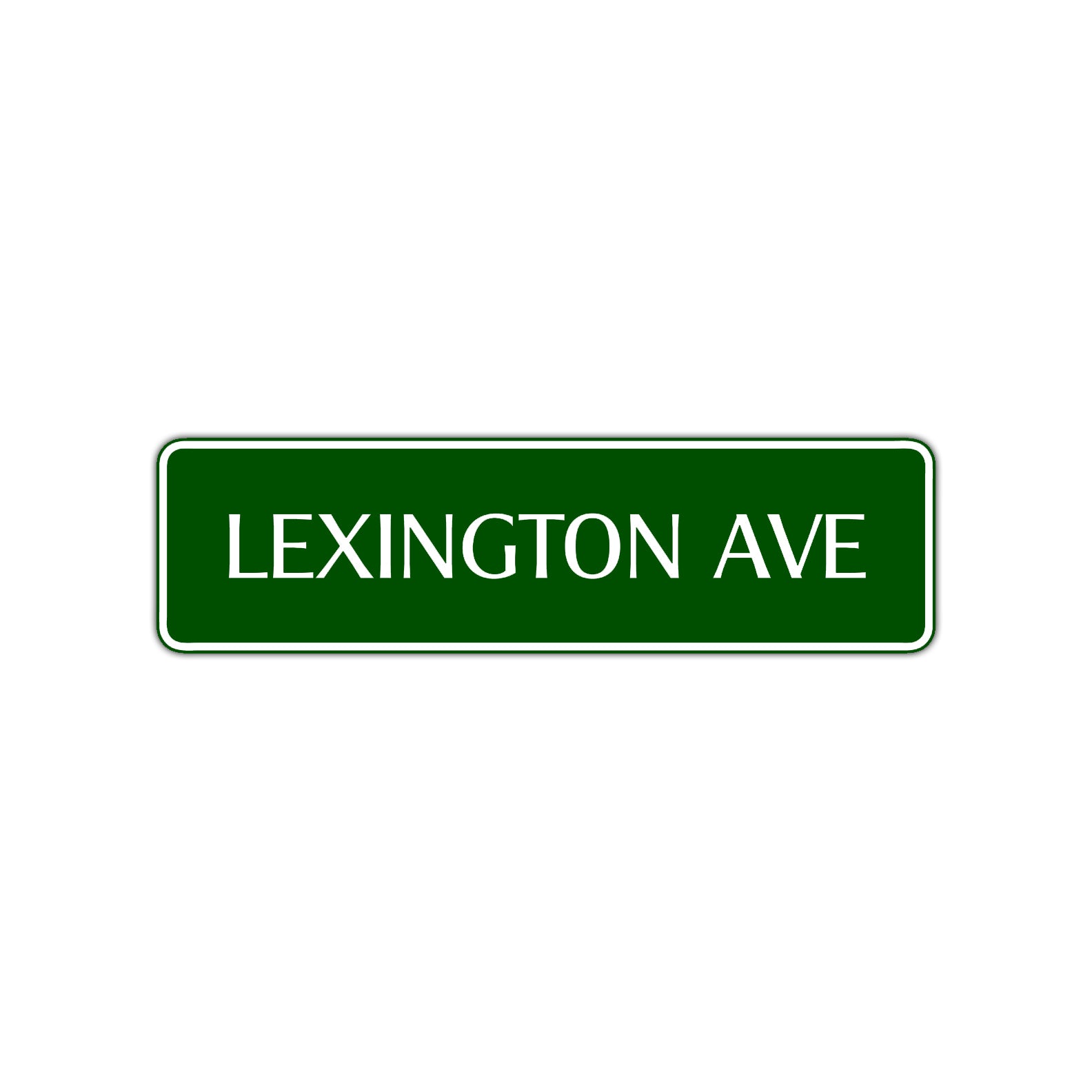 Lexington Avenue Road Aluminum Metal Novelty Street Plate Sign Wall Gift Decor