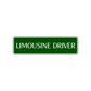 Limousine Driver Road Aluminum Metal Novelty Street Plate Sign Wall Gift Decor
