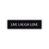 Live Laugh Love Collectible Road Aluminum Metal Novelty Street Plate Sign Wall Gift Decor