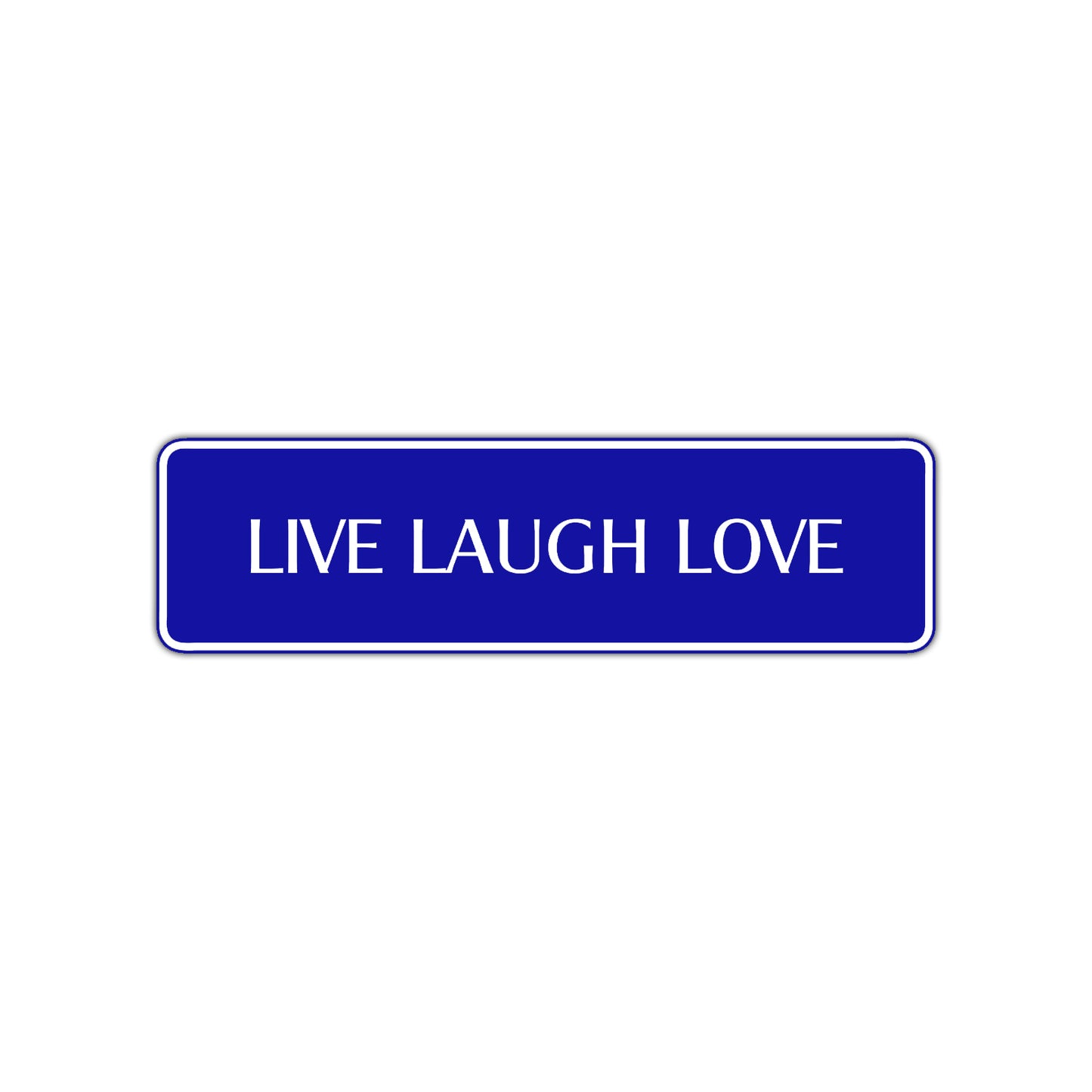 Live Laugh Love Collectible Road Aluminum Metal Novelty Street Plate Sign Wall Gift Decor