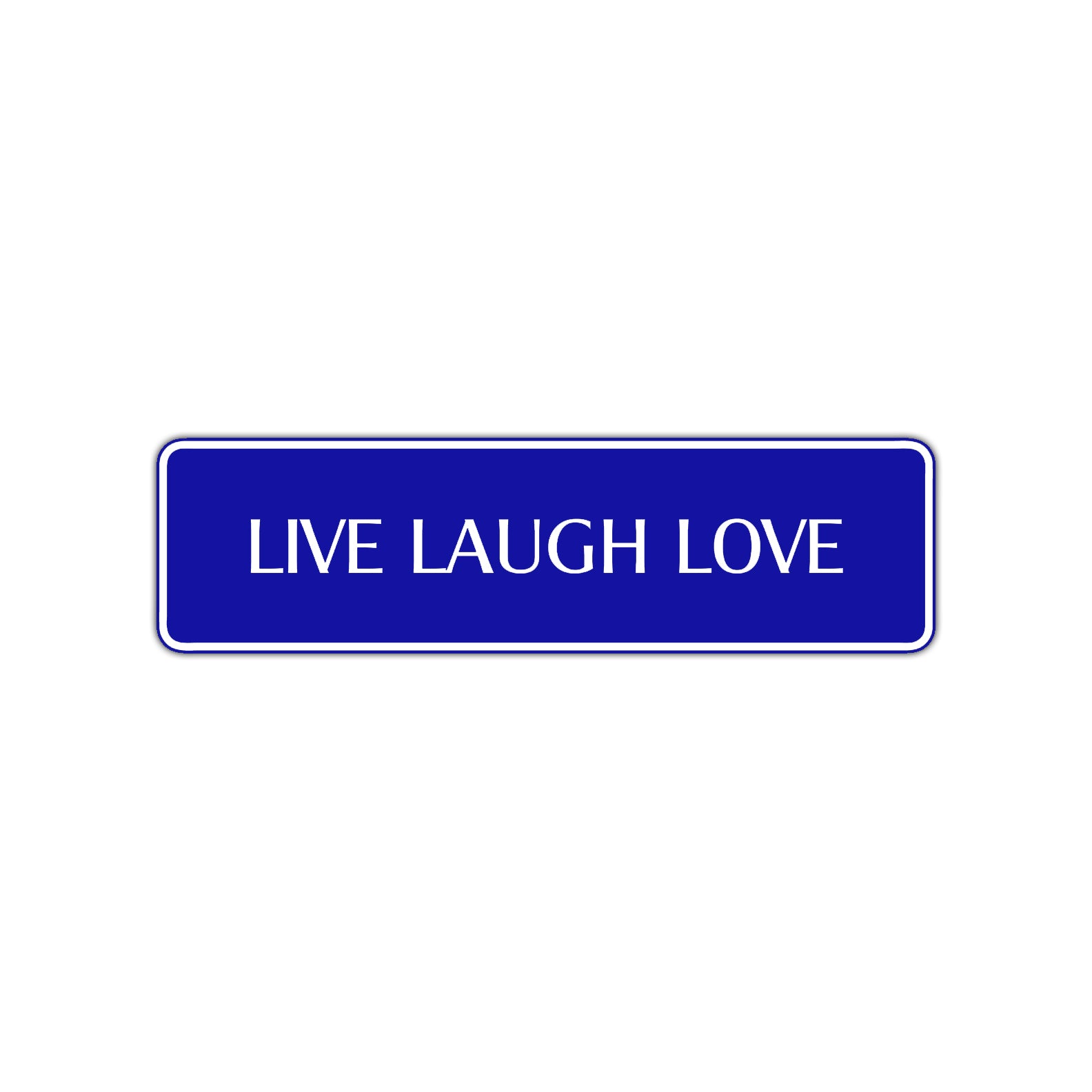Live Laugh Love Collectible Road Aluminum Metal Novelty Street Plate Sign Wall Gift Decor