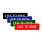 Live To Ride Road Aluminum Metal Novelty Street Plate Sign Wall Gift Decor