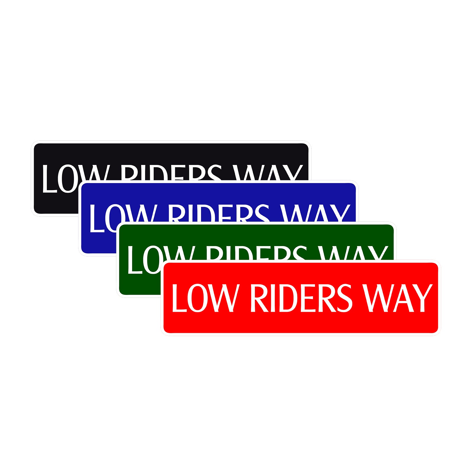 Mlo Rider Signs Low Rider | Metal Street Sign - Sign Fever