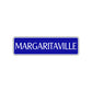 Margaritaville Road Aluminum Metal Novelty Street Plate Sign Wall Gift Decor