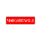 Margaritaville Road Aluminum Metal Novelty Street Plate Sign Wall Gift Decor
