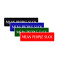 Mean People Suck Funny Road Aluminum Metal Novelty Street Plate Sign Wall Gift Decor