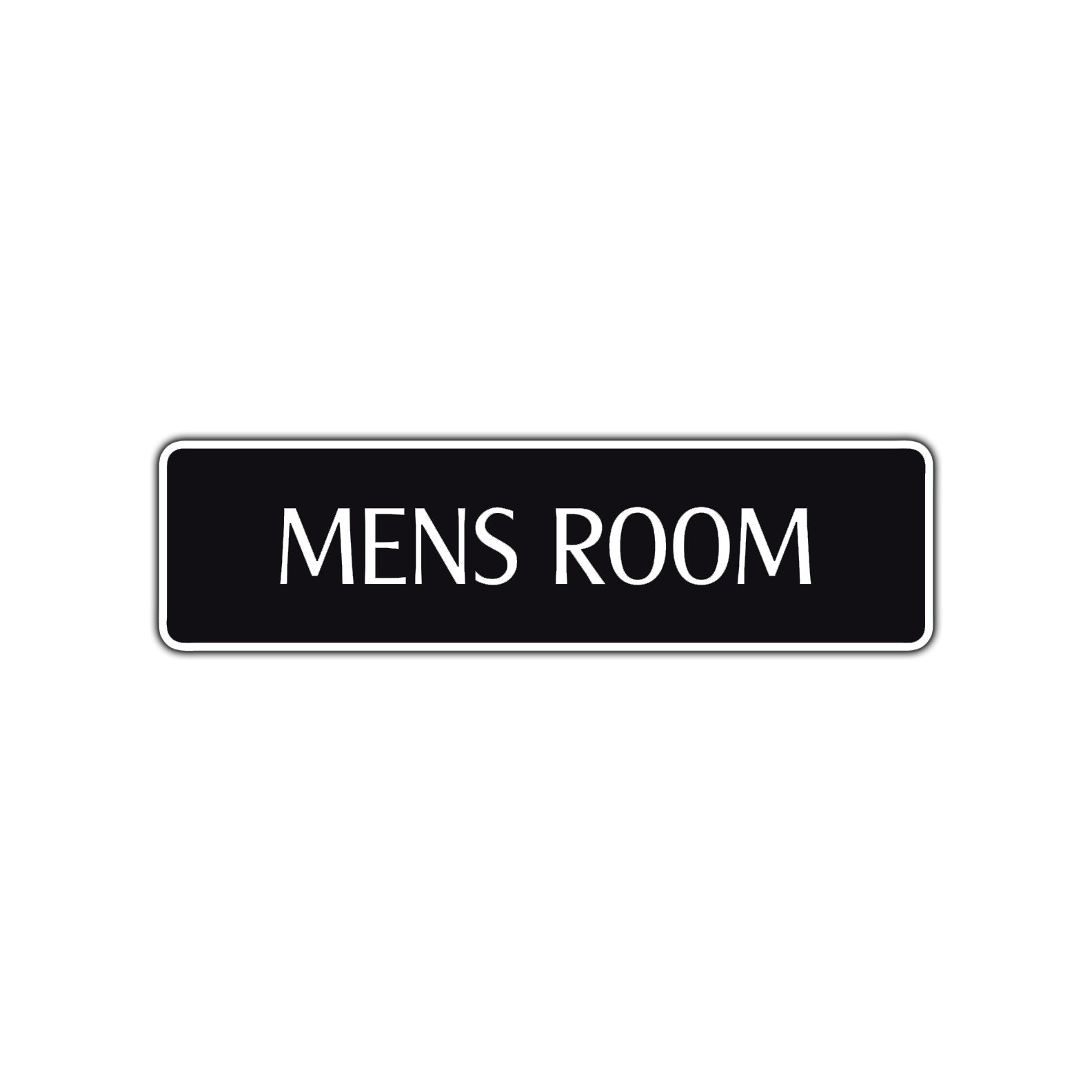 Mens Room Bathroom Restroom Road Aluminum Metal Novelty Street Plate Sign Wall Gift Decor