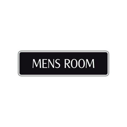Mens Room Bathroom Restroom Road Aluminum Metal Novelty Street Plate Sign Wall Gift Decor