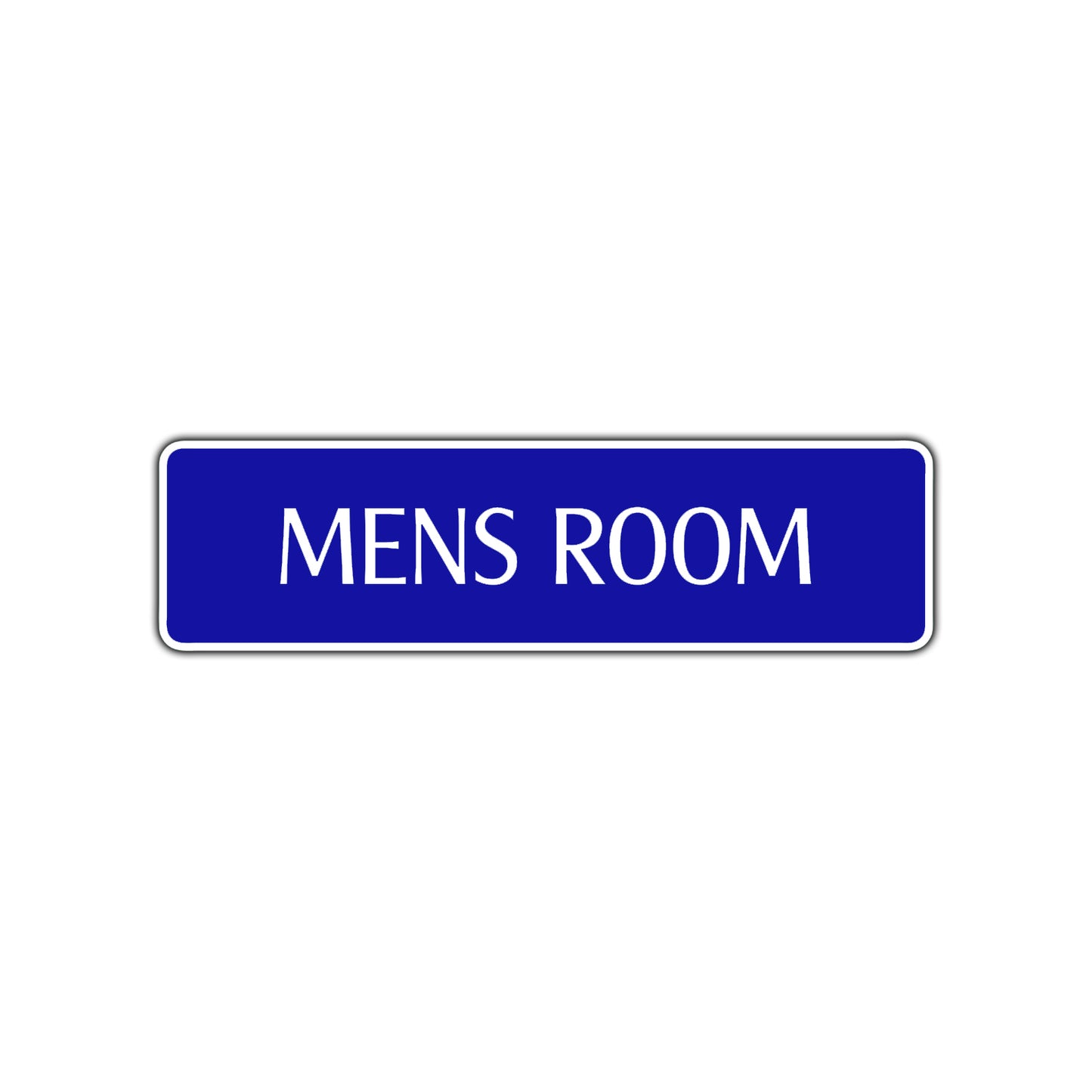 Mens Room Bathroom Restroom Road Aluminum Metal Novelty Street Plate Sign Wall Gift Decor