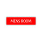 Mens Room Bathroom Restroom Road Aluminum Metal Novelty Street Plate Sign Wall Gift Decor