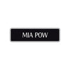 Mia Pow Road Aluminum Metal Novelty Street Plate Sign Wall Gift Decor