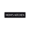 Mom's Kitchen Road Aluminum Metal Novelty Street Plate Sign Wall Gift Decor