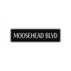 Moosehead Boulevard Road Aluminum Metal Novelty Street Plate Sign Wall Gift Decor