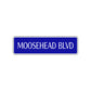 Moosehead Boulevard Road Aluminum Metal Novelty Street Plate Sign Wall Gift Decor