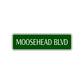Moosehead Boulevard Road Aluminum Metal Novelty Street Plate Sign Wall Gift Decor