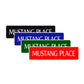 Mustang Place Road Aluminum Metal Novelty Street Plate Sign Wall Gift Decor