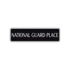 National Guard Place Road Aluminum Metal Novelty Street Plate Sign Wall Gift Decor