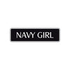 Navy Girl Road Aluminum Metal Novelty Street Plate Sign Wall Gift Decor