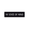 New York State of Mind Road Aluminum Metal Novelty Street Plate Sign Wall Gift Decor