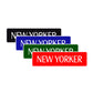 New Yorker Road Aluminum Metal Novelty Street Plate Sign Wall Gift Decor