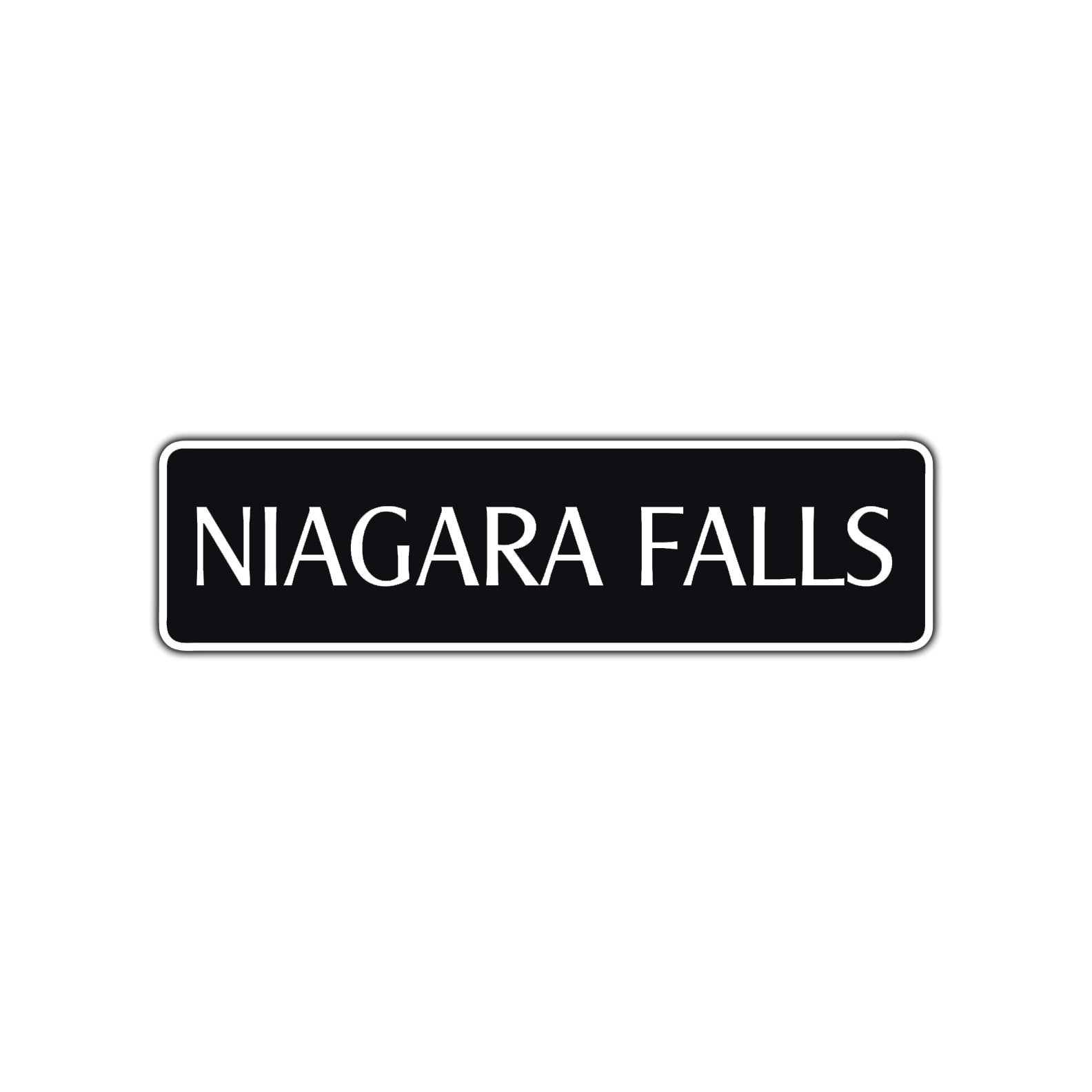 Niagara Falls Road Aluminum Metal Novelty Street Plate Sign Wall Gift Decor