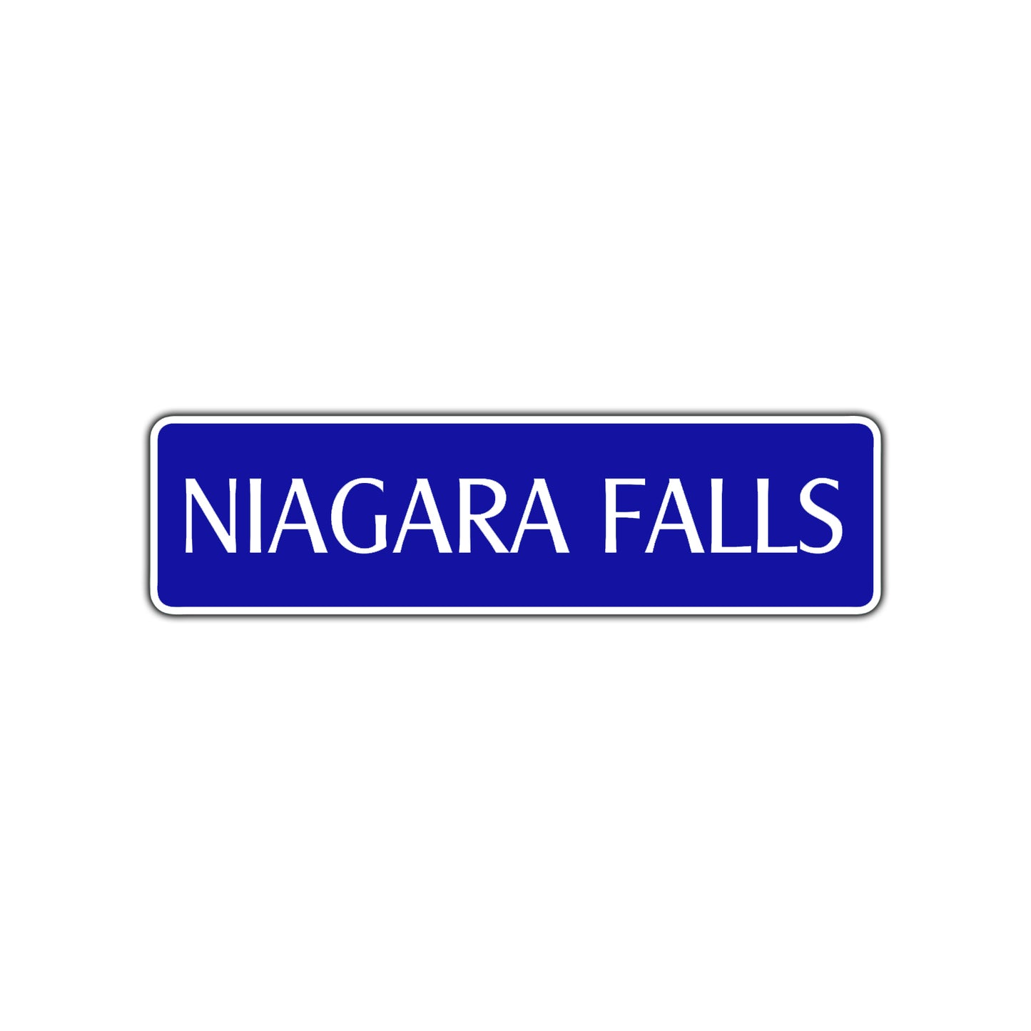 Niagara Falls Road Aluminum Metal Novelty Street Plate Sign Wall Gift Decor