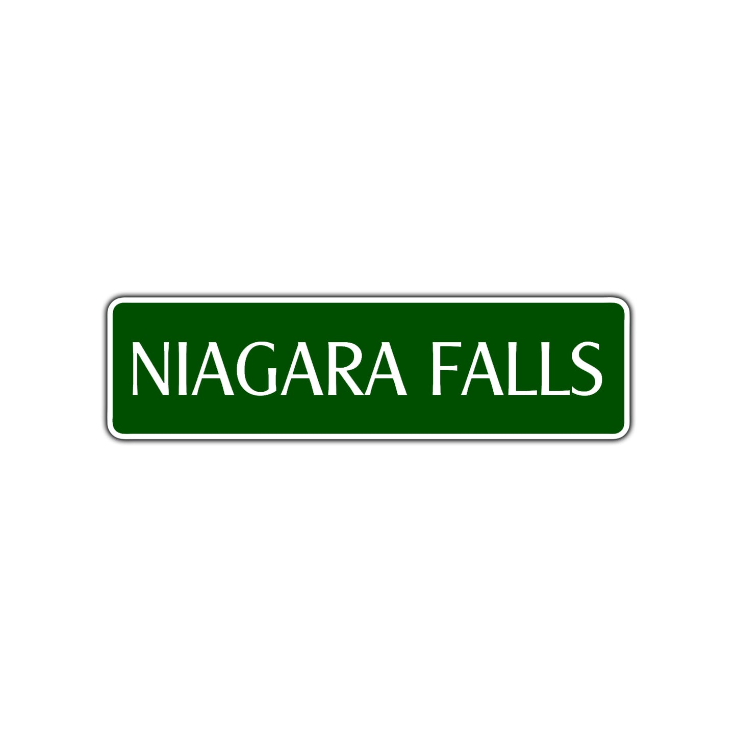 Niagara Falls Road Aluminum Metal Novelty Street Plate Sign Wall Gift Decor