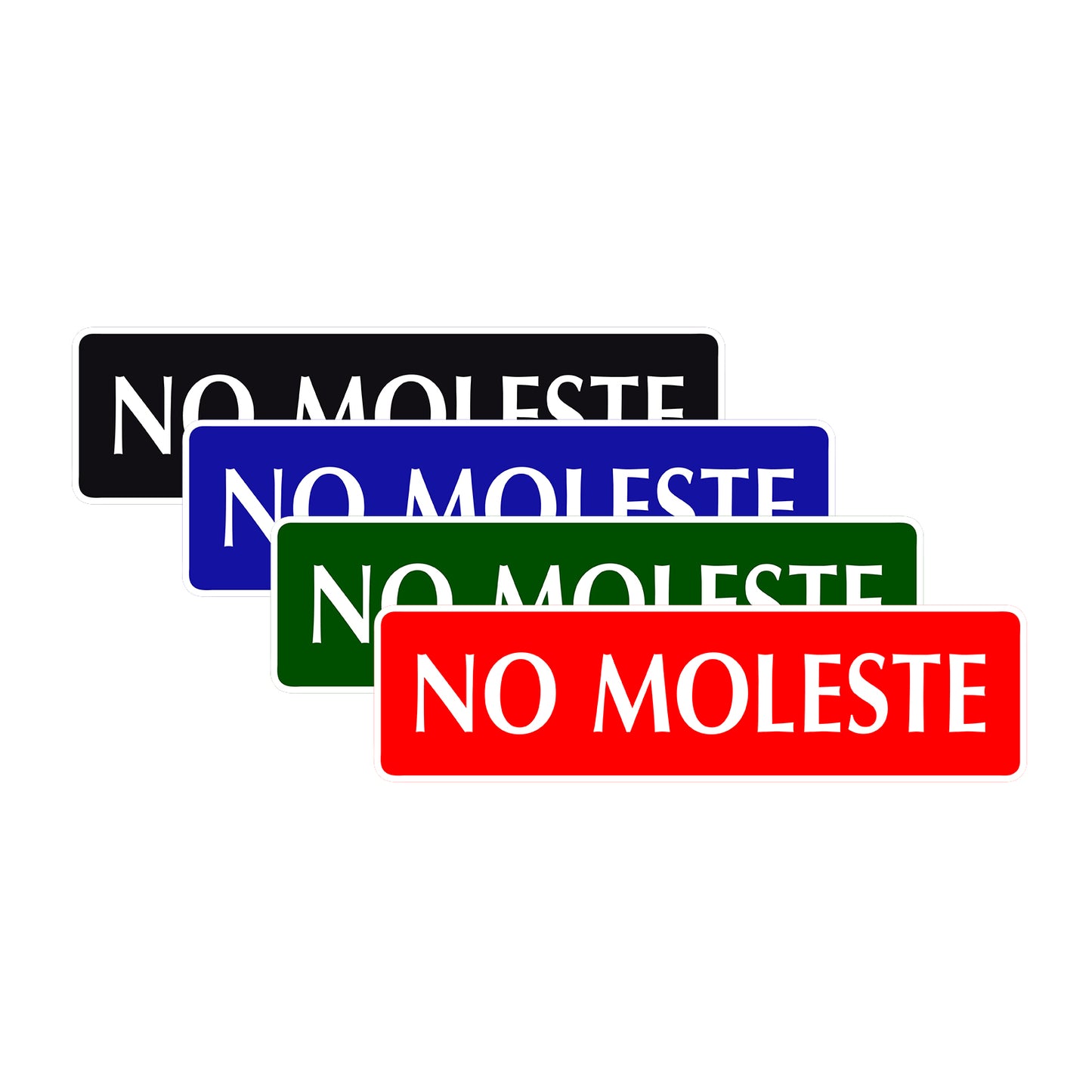 No Moleste Garage Road Aluminum Metal Novelty Street Plate Sign Wall Gift Decor