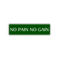 No Pain No Gain Karate MMA Road Aluminum Metal Novelty Street Plate Sign Wall Gift Decor