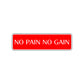 No Pain No Gain Karate MMA Road Aluminum Metal Novelty Street Plate Sign Wall Gift Decor