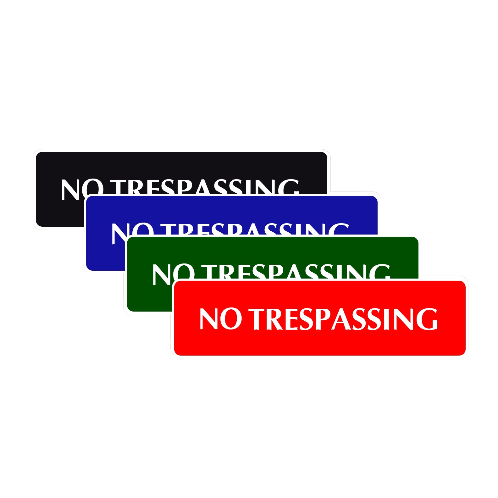 No Trespassing Street Sign