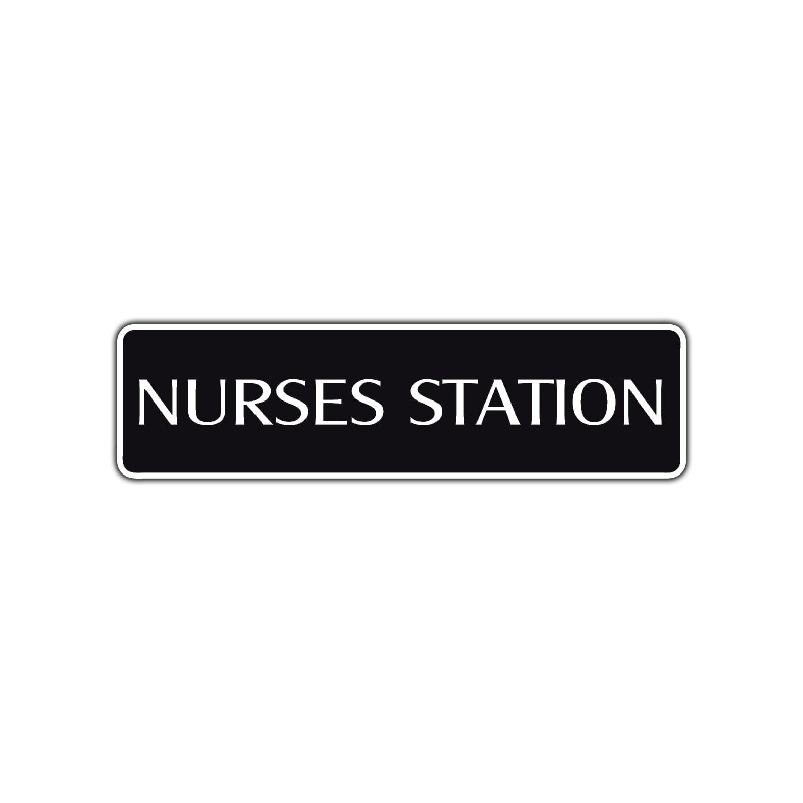 Nurses Station Road Aluminum Metal Novelty Street Plate Sign Wall Gift Decor